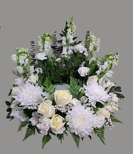 All White Urn Surround