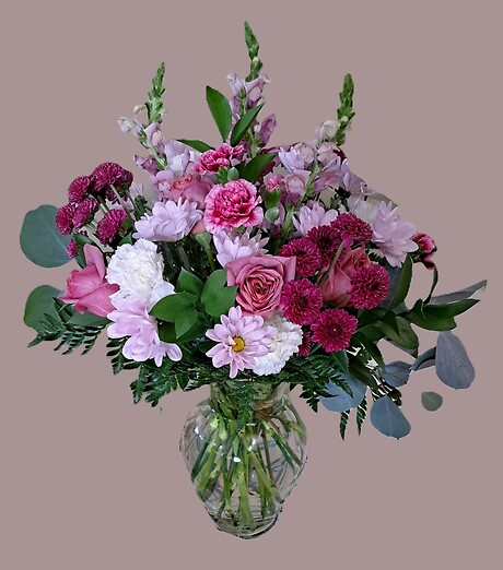 Garden Vase of Mauves