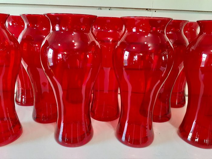 Glassware - Red Vases