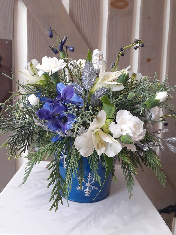 Blue and Silver Christmas