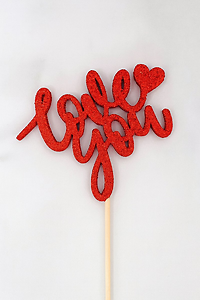 Happy Valentine Balloon Pick